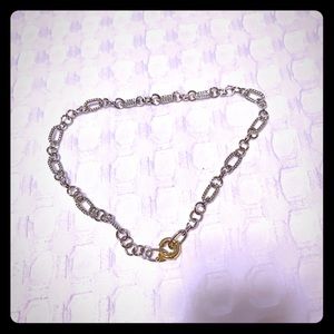 Necklace silver & gold plated